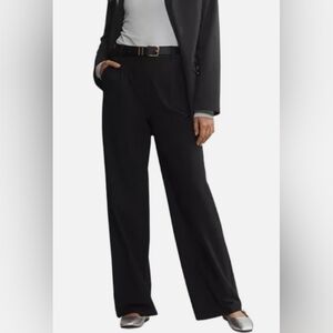 RHONE HIGH RISE COMMUTER PLEATED TROUSERS PANTS NWT $148 2 BLACK